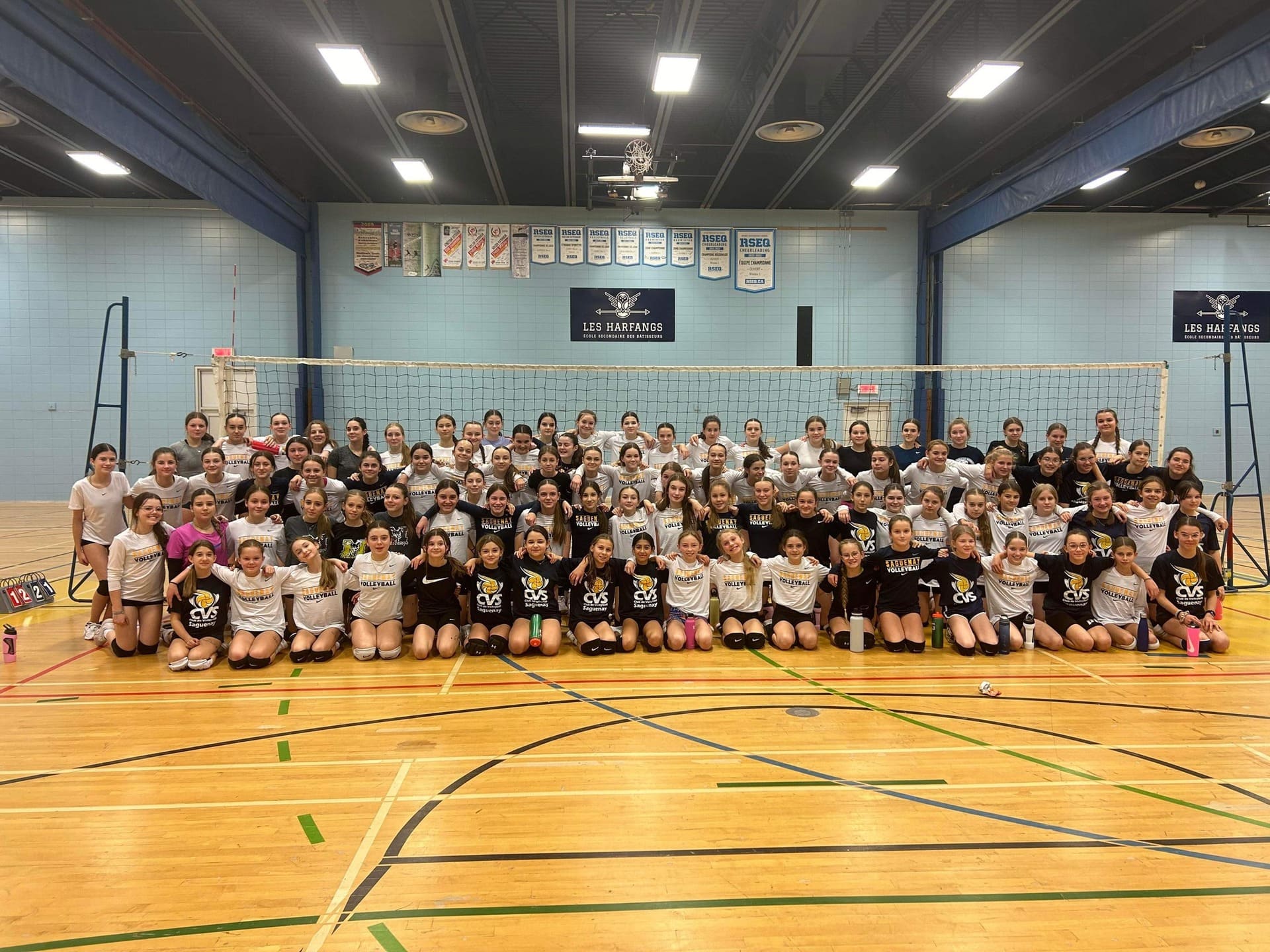 Première journée de formation pour les équipes civiles U12 à U14 - Club de Volleyball Saguenay